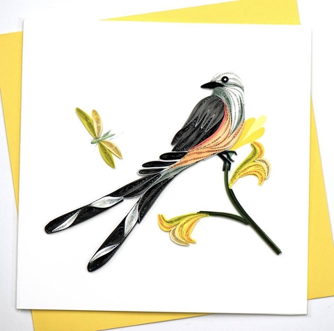Bird Quilling Card