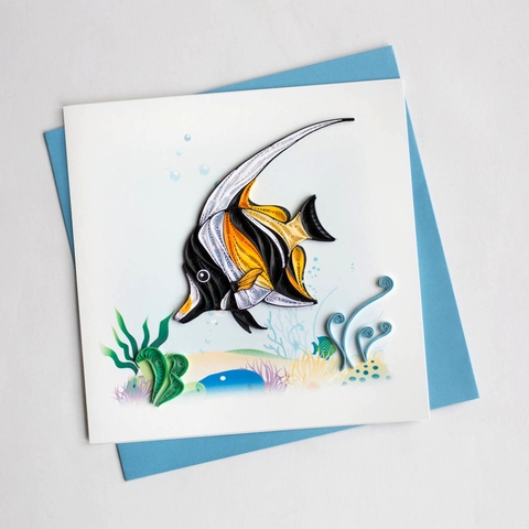 Fish Quilling Card