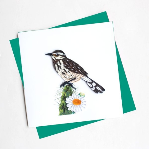 Bird Quilling Card