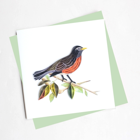 Bird Quilling Card