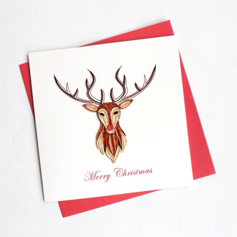 Animals Quilling Card