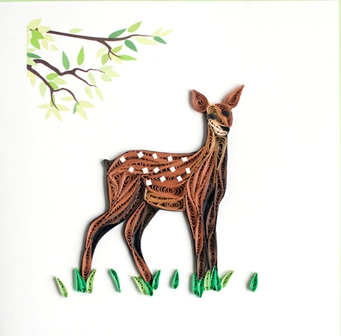 Animals Quilling Card