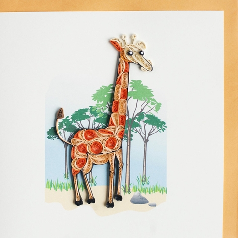 Animals Quilling Card