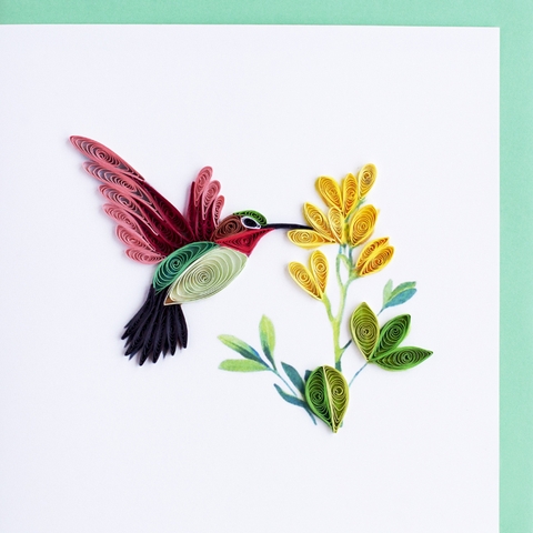 Bird Quilling Card