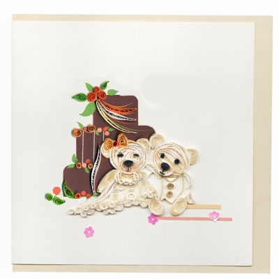 Bear Quilling Card