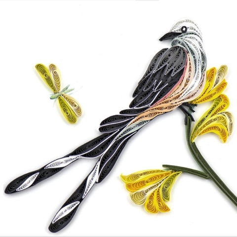 Bird Quilling Card