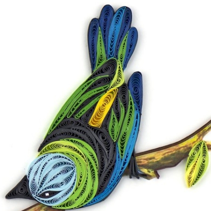 Bird Quilling Card