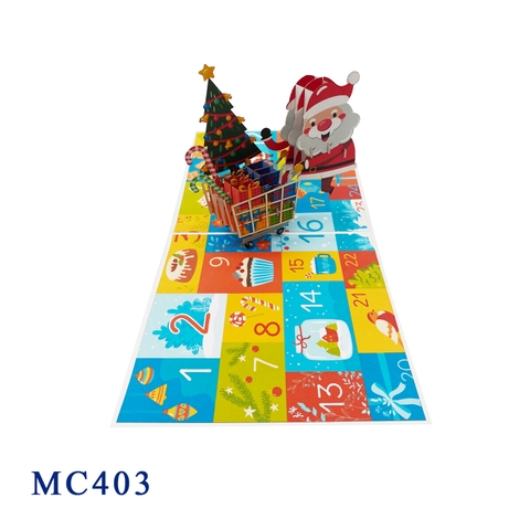 Santa Clause Pop Up Card