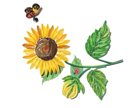 Sunflower Quilling Card