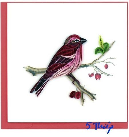 Bird Quilling Card