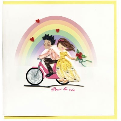 Valentine's day Quilling Card