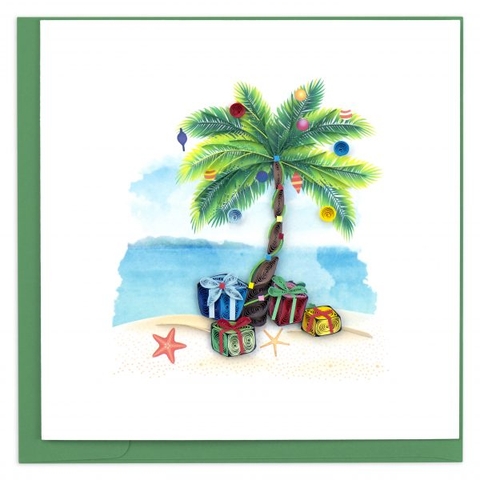 Beach Quilling Card