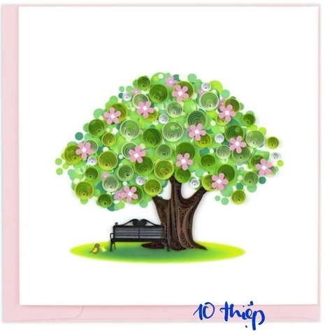 Tree Quilling Card