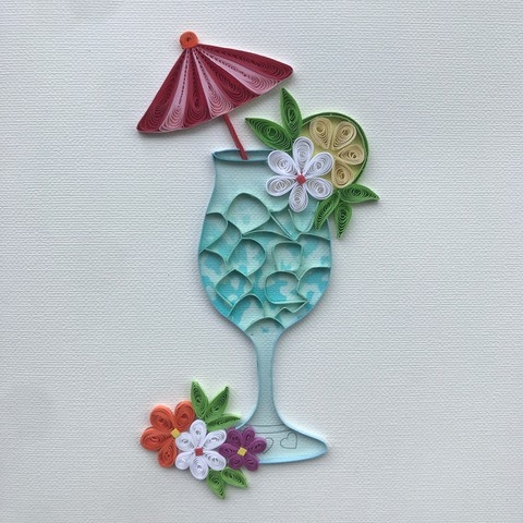 Glass Quilling Card
