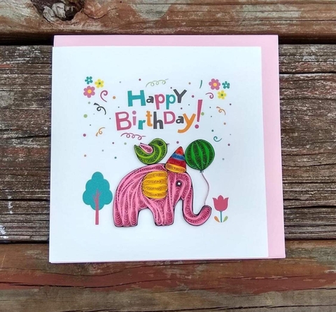 Happy Birthday Quilling Card