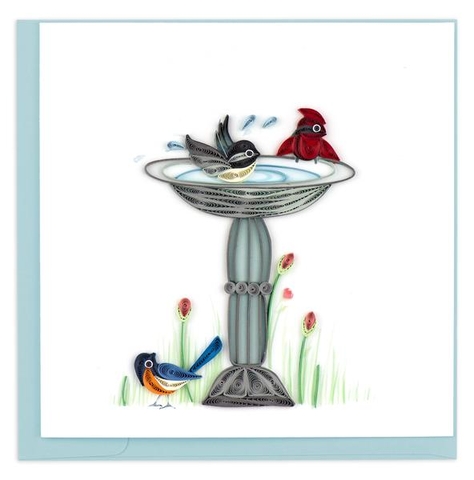 Three Bird Quilling Card
