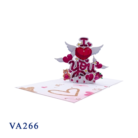 I Love You Pop Up Card