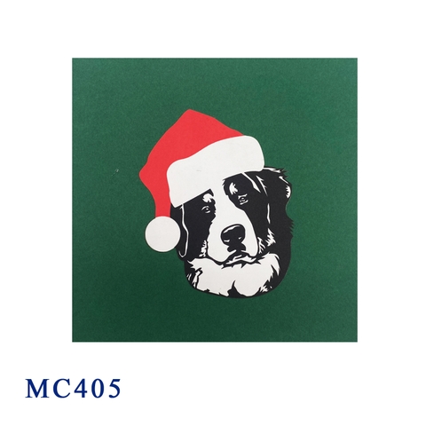 Noel Bernese Mountain Pop Up Card