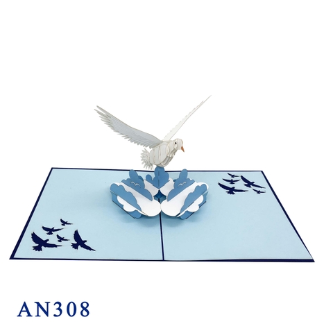 Dove Pop Up Card