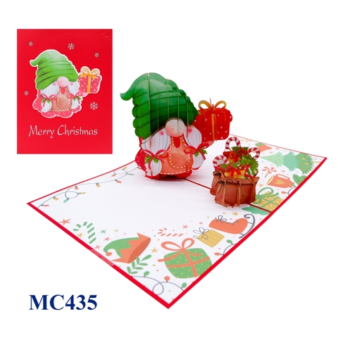 Noel Gnome Pop Up Card
