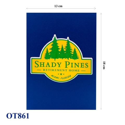 Shady Pines Pop Up Card