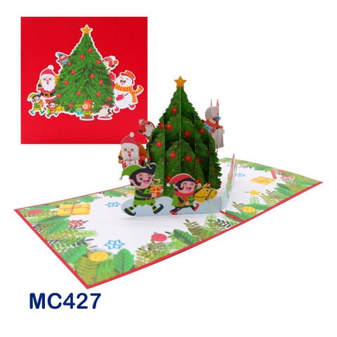 Christmas Tree Pop Up Card