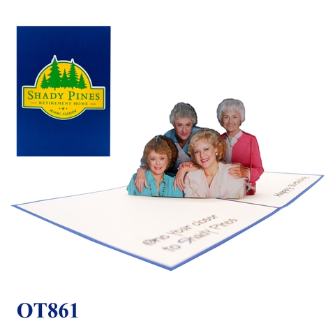 Shady Pines Pop Up Card