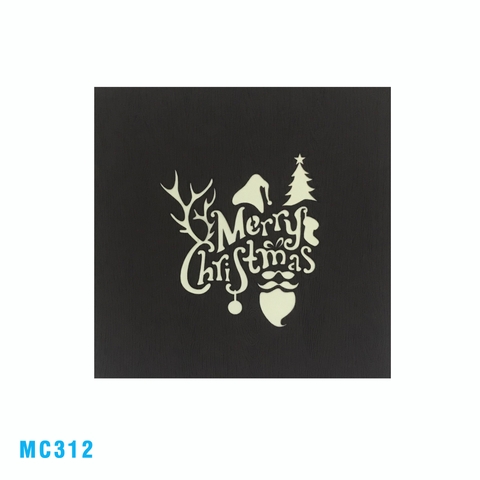 Noel Trees & Reindeers Pop Up Card