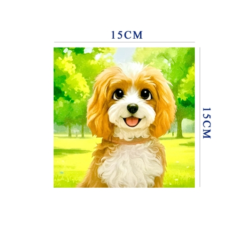 Cavalier King Charles Spaniel Dog Pop-Up Card