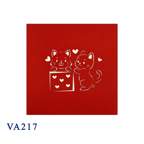 Lovely Kittens Pop Up Card