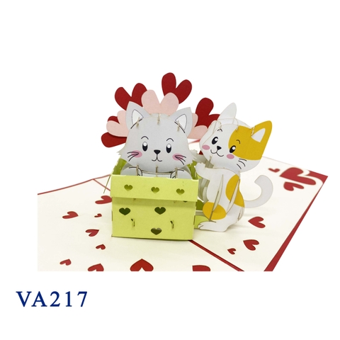 Lovely Kittens Pop Up Card