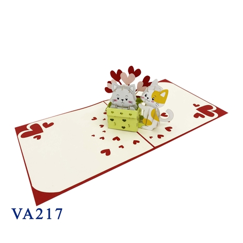 Lovely Kittens Pop Up Card