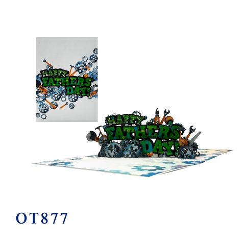 Happy Father's Day Pop Up Card