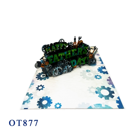 Happy Father's Day Pop Up Card