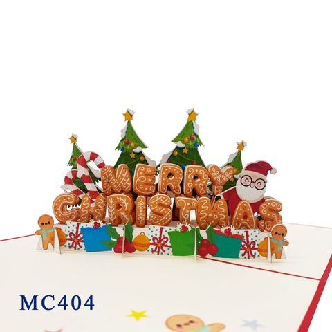 Merry Christmas Pop Up Card