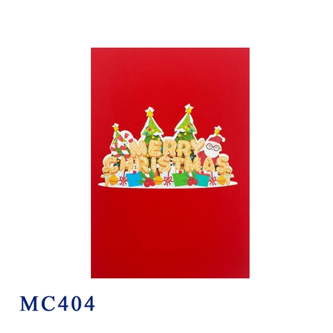 Merry Christmas Pop Up Card