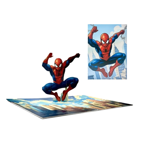 Spiderman Hero Pop Up Greeting Card