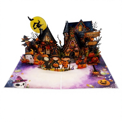 Halloween 3D Pop Up Greeting Card