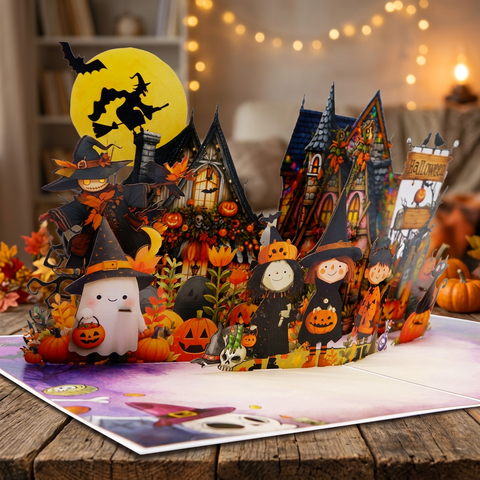 Halloween 3D Pop Up Greeting Card