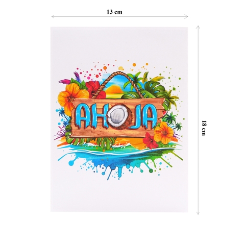 Aloha Cocktail Pop Up Card