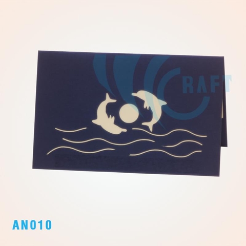 DOLPHINS POP UP CARD