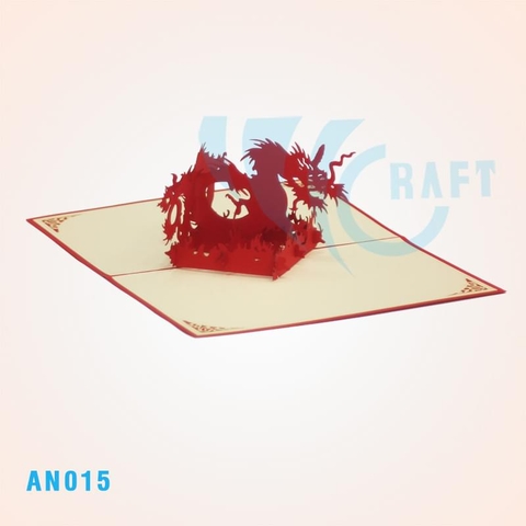 Dragon 3D Pop Up Card