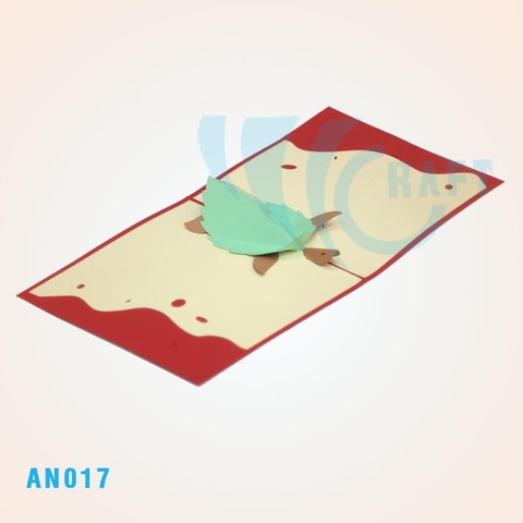 TORTOISE POP UP CARD