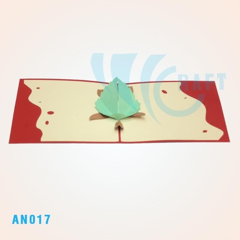 TORTOISE POP UP CARD