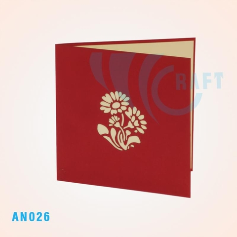 Butterfly And Flower Pop Up Card