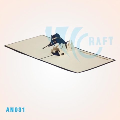 Swordfish Pop Up Card