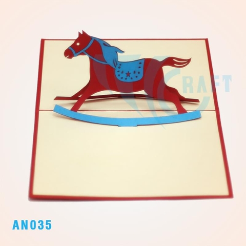 Horse Pop Up Card