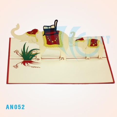 Elephant Pop Up Card