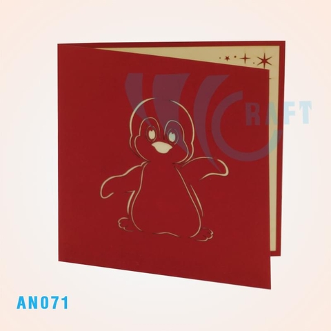 Penguin Pop Up Card