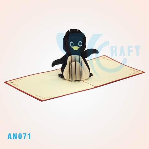 Penguin Pop Up Card